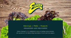 Desktop Screenshot of elkhornpacking.com